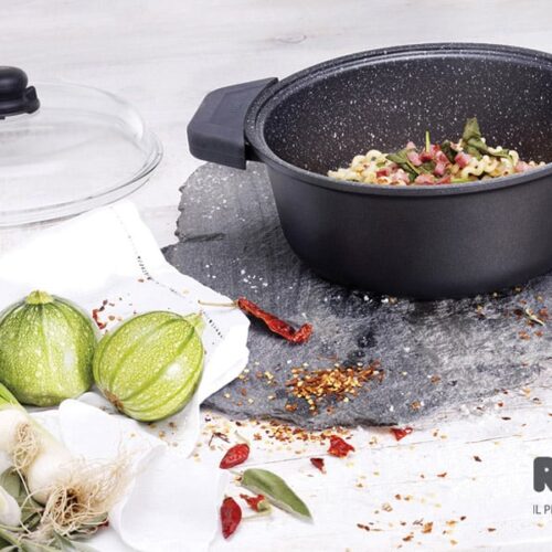 Risolì - Risolì - Casseruola Granito GranGourmet Con Coprimanici in Silicone - 20 CM
