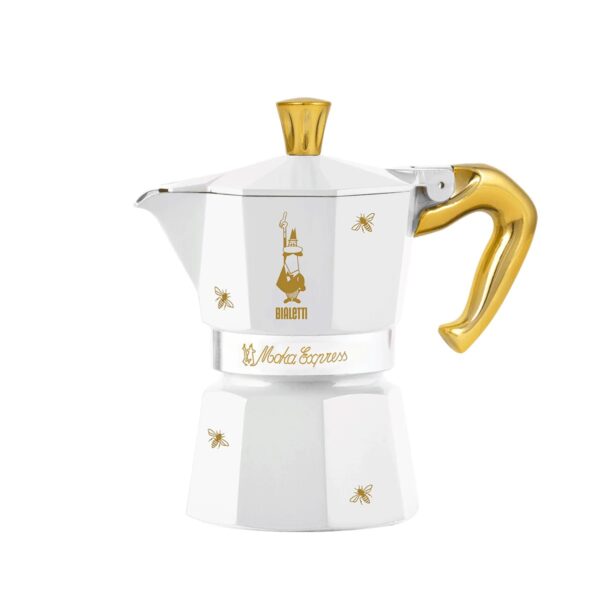 Bialetti - Moka Express 3 Tazze Oro delle Api