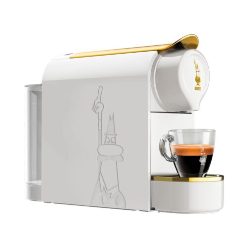 Bialetti - Macchina caffè espresso Gioia - White and Gold .