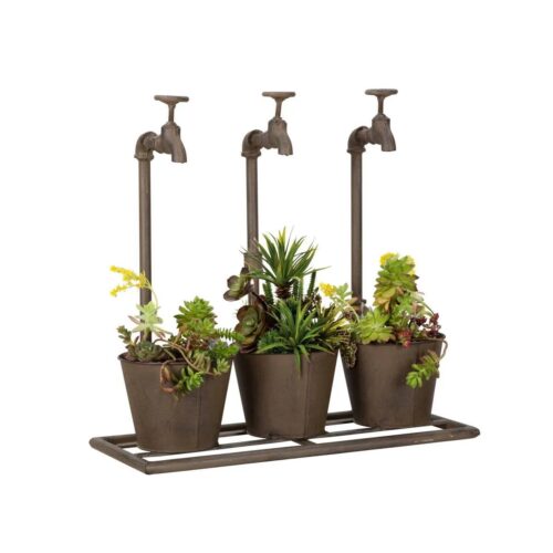 Mauro Ferretti - Set di 3 vasi industrial tubi idraulici