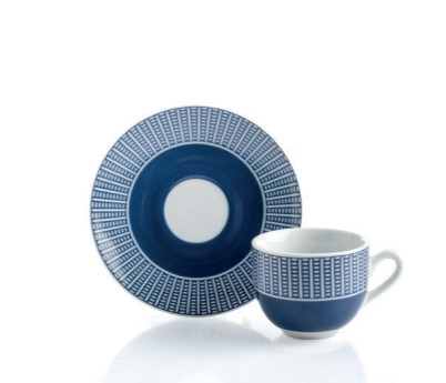 Evviva - Nizza Set 12Tazze Caffè con Piattino