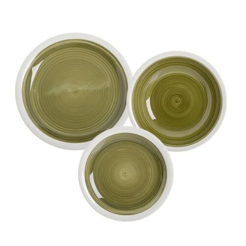 Evviva - Jaipur servizio piatti tavola 36PZ - Verde