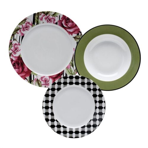Evviva - Roseline servizio piatti tavola 36PZ