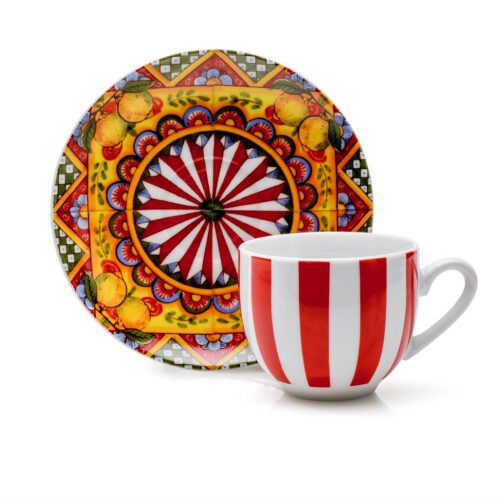 Evviva - Set 12 Tz con Piattino