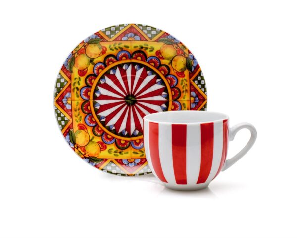 Evviva - Set 12 Tz con Piattino
