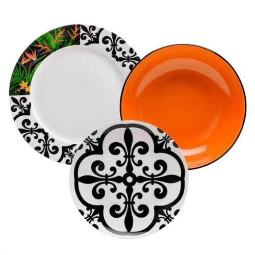 Evviva - Jungla servizio piatti tavola 36PZ