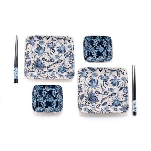Evviva - Kyoto set Sushi quadrato con Bacchette