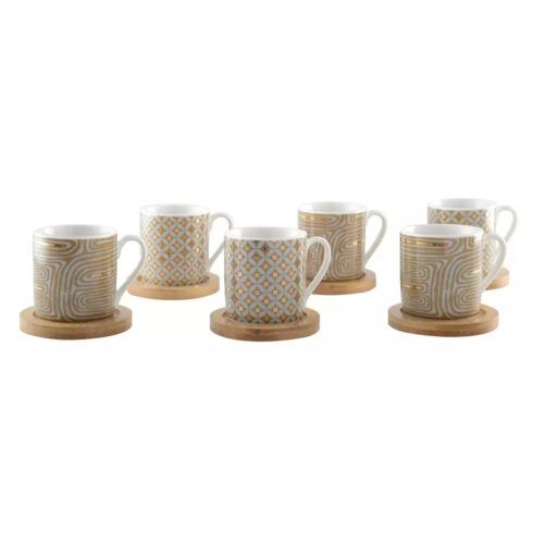 Set da 6 Tazze e Piattini - Aulica
