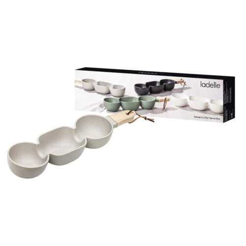 Bastoncino per servire Elements in 3 parti color talpa - Ladelle