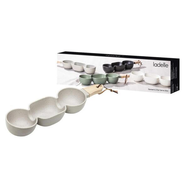 Bastoncino per servire Elements in 3 parti color talpa - Ladelle
