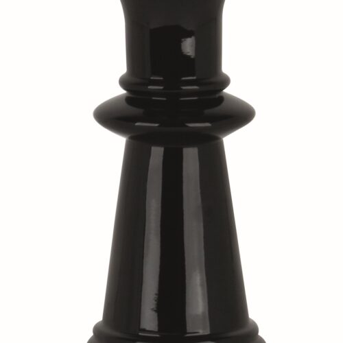 Ambienti Glamour - Scultura Rergina degli Scacchi/Nera