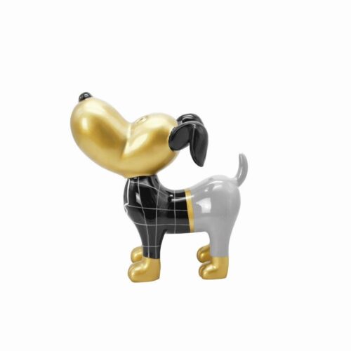 Ambienti Glamour - Scultura golden snoopy