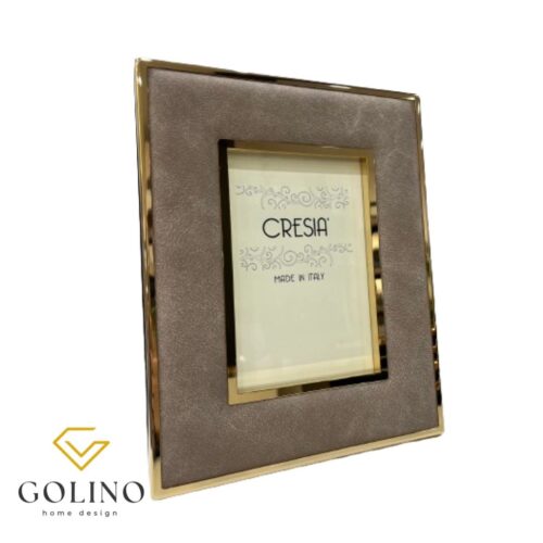 Cresia - Portafoto in Pelle Beige