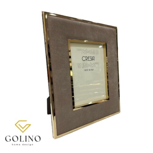 Cresia - Portafoto in Pelle Beige