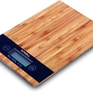 Tagliere con bilancia da cucina digitale integrata