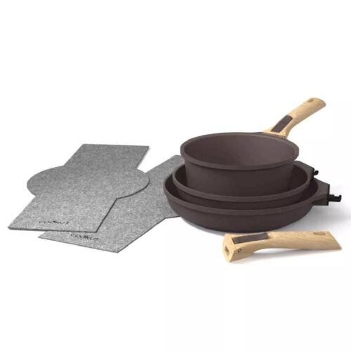 Cookut - Kit cucina con manico amovibile - Moka
