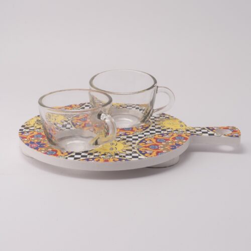 Buba Design - Set 2 Tazzine con Vassoio