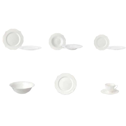 Evviva - Servizio Tavola 36pz Filo Oro