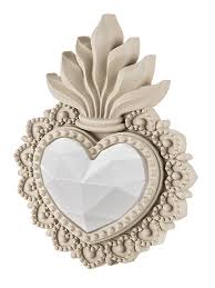 Bongelli - Cuore Ex Voto Nocciola e Bianco