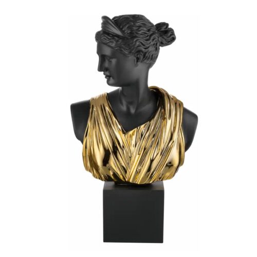 Bongelli - scultura Artemis Nero e Oro