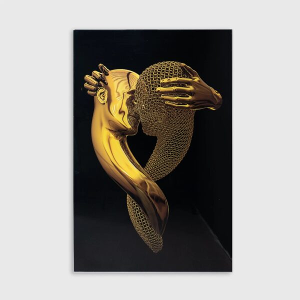 Moon Luxury - Quadro Vetro Eros Gold