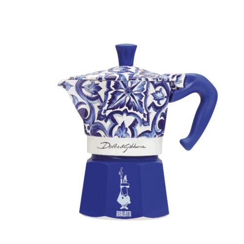 Bialetti - Moka Express Dolce&Gabbana Blu Mediterraneo / 3 Tazze
