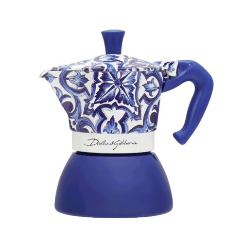 Bialetti - Moka Induction Dolce&Gabbana Blu Mediterraneo / 4 Tazze