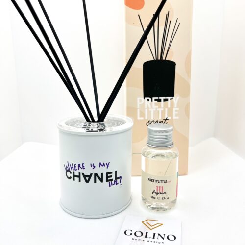 Prettylittle - Profumatore "Where is my CC" Bianco/Viola 50ml