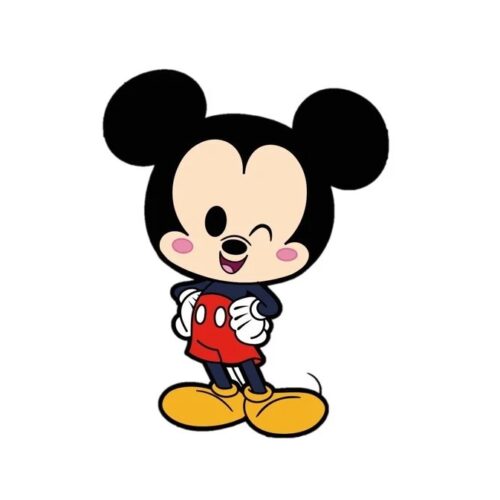 Kurt Adler - Mickey Decoupage