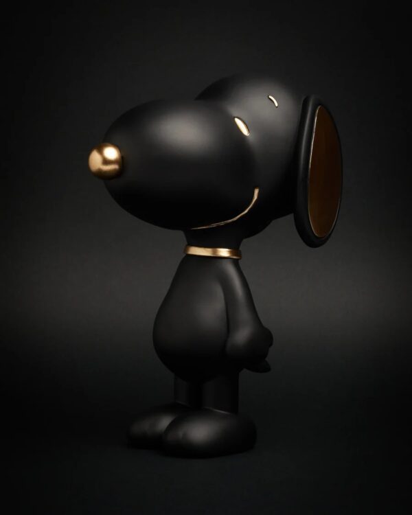 Blogo Design - Scultura Snoopy Standing Black