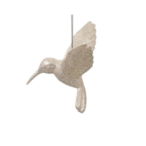 Kurt Adler - Colibrì Bianco e Argento