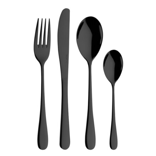 Pintinox - Princess Carbon Posate da tavola in acciaio set 24 pz
