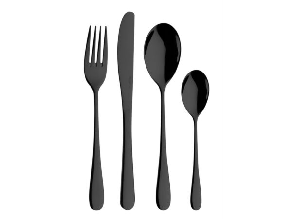 Pintinox - Princess Carbon Posate da tavola in acciaio set 24 pz