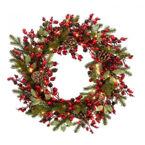 Fade - Ghirlanda Red Cherry con led
