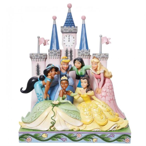 Jim Shore - Castello con le Principesse Disney