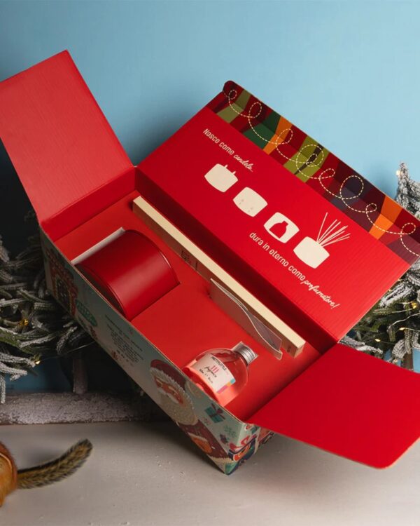 Pretty Little - Christmas Edition Kit Profumatore Rosso Flower Oro - immagine 2