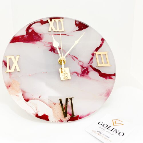 Buba Design – Orologio da Tavolo Marmorizzato