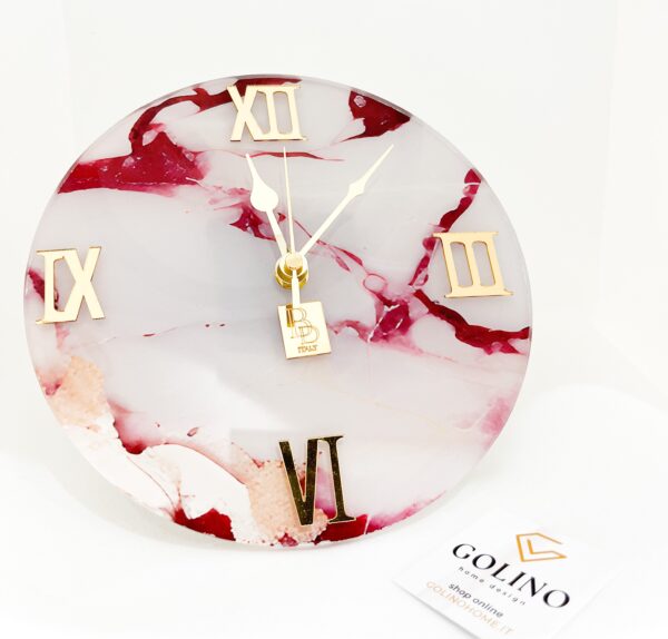 Buba Design – Orologio da Tavolo Marmorizzato