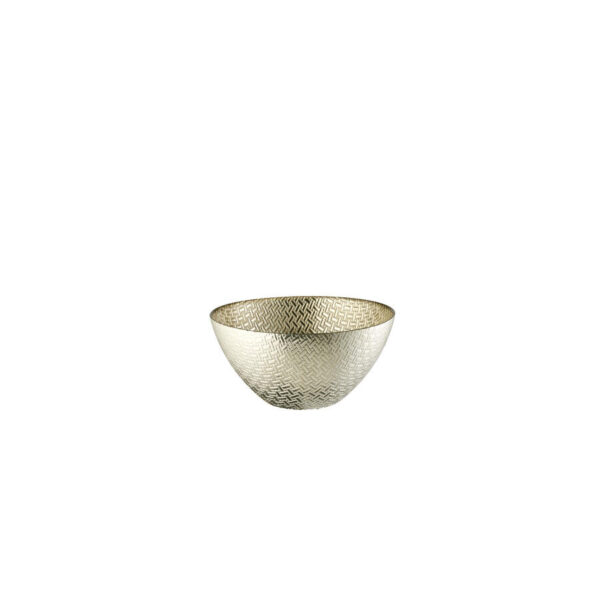 Onlylux - Pattern Coppetta 20 cm oro silver