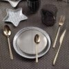 Pintinox - Florence Sunshine posate in acciaio con finitura Gold - immagine 2