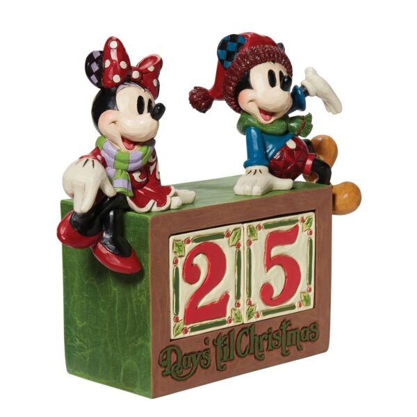 Jim Shore - Conto alla rovescia Topolino e Minnie - immagine 3