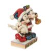 Jim Shore - Topolino e Minnie vestiti da Babbo Natale - immagine 4