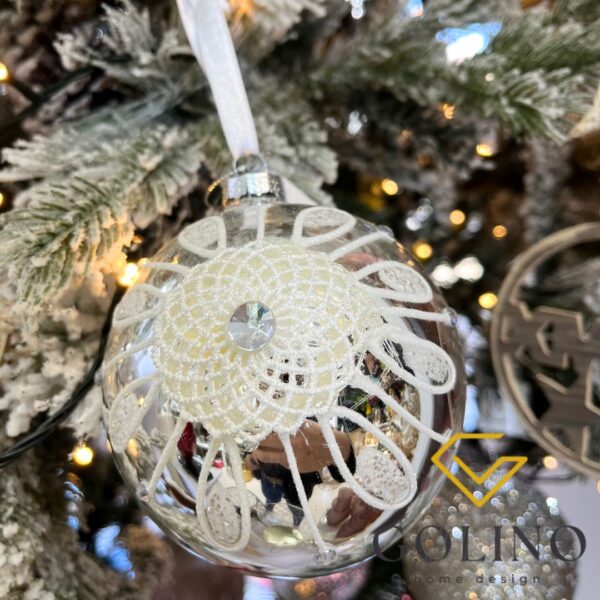 Gesco - Sfera Natalizia pendente D.10cm
