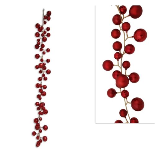 Ghirlanda Rossa 60 sfere