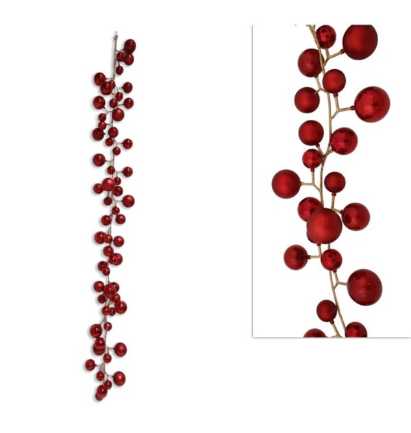 Ghirlanda Rossa 60 sfere