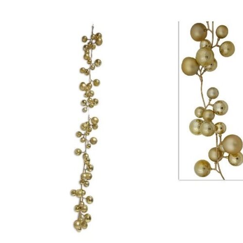 Ghirlanda Oro 60 sfere