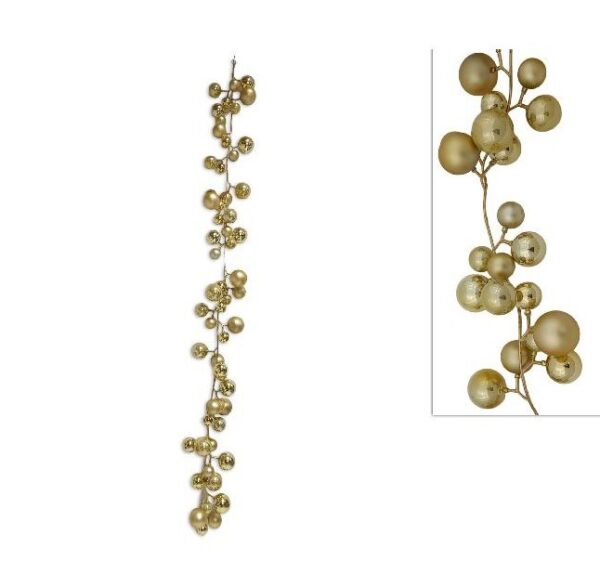 Ghirlanda Oro 60 sfere