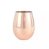 Aulica - Bicchieri da Cocktail Inox Rame liscio/ 6Pz