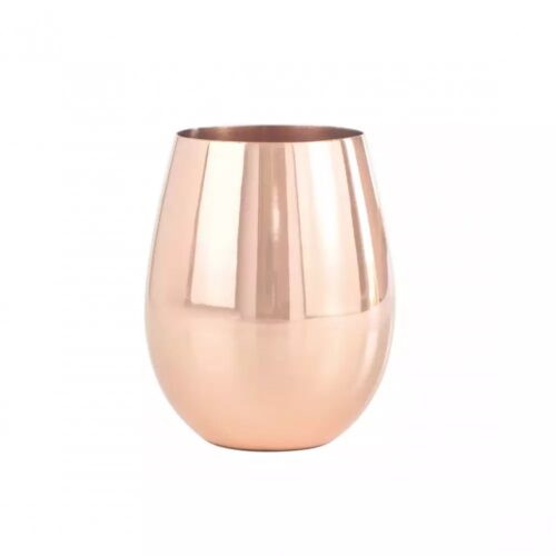 Aulica - Bicchieri da Cocktail Inox Rame liscio/ 6Pz