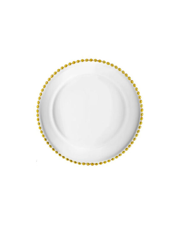 Fade - Sottopiatto tondo Pearl Oro 32cm / Set 6Pz